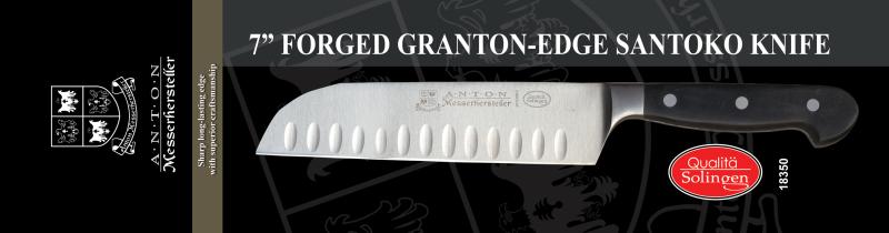 Retail-Ready 7-inch Santoko Forged G-Edge Slicer